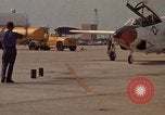 Image of aircraft T-2C Beeville Texas Naval Air Station Chase Field USA, 1982, second 11 stock footage video 65675052116
