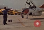 Image of aircraft T-2C Beeville Texas Naval Air Station Chase Field USA, 1982, second 13 stock footage video 65675052116