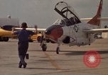 Image of aircraft T-2C Beeville Texas Naval Air Station Chase Field USA, 1982, second 14 stock footage video 65675052116