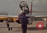 Image of aircraft T-2C Beeville Texas Naval Air Station Chase Field USA, 1982, second 17 stock footage video 65675052116