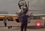 Image of aircraft T-2C Beeville Texas Naval Air Station Chase Field USA, 1982, second 18 stock footage video 65675052116
