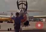Image of aircraft T-2C Beeville Texas Naval Air Station Chase Field USA, 1982, second 21 stock footage video 65675052116