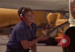 Image of aircraft T-2C Beeville Texas Naval Air Station Chase Field USA, 1982, second 30 stock footage video 65675052116
