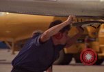 Image of aircraft T-2C Beeville Texas Naval Air Station Chase Field USA, 1982, second 35 stock footage video 65675052116