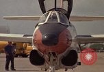 Image of aircraft T-2C Beeville Texas Naval Air Station Chase Field USA, 1982, second 54 stock footage video 65675052116