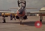 Image of aircraft T-2C Beeville Texas Naval Air Station Chase Field USA, 1982, second 57 stock footage video 65675052116