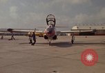 Image of aircraft T-2C Beeville Texas Naval Air Station Chase Field USA, 1982, second 62 stock footage video 65675052116
