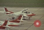 Image of aircraft T-2Cs Beeville Texas Naval Air Station Chase Field USA, 1982, second 19 stock footage video 65675052117