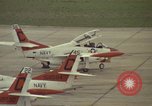 Image of aircraft T-2Cs Beeville Texas Naval Air Station Chase Field USA, 1982, second 20 stock footage video 65675052117