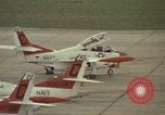 Image of aircraft T-2Cs Beeville Texas Naval Air Station Chase Field USA, 1982, second 21 stock footage video 65675052117