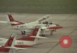 Image of aircraft T-2Cs Beeville Texas Naval Air Station Chase Field USA, 1982, second 22 stock footage video 65675052117