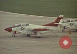 Image of aircraft T-2Cs Beeville Texas Naval Air Station Chase Field USA, 1982, second 24 stock footage video 65675052117