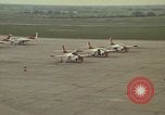 Image of aircraft T-2Cs Beeville Texas Naval Air Station Chase Field USA, 1982, second 27 stock footage video 65675052117