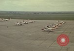 Image of aircraft T-2Cs Beeville Texas Naval Air Station Chase Field USA, 1982, second 32 stock footage video 65675052117