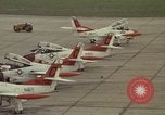 Image of aircraft T-2Cs Beeville Texas Naval Air Station Chase Field USA, 1982, second 40 stock footage video 65675052117