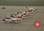 Image of aircraft T-2Cs Beeville Texas Naval Air Station Chase Field USA, 1982, second 43 stock footage video 65675052117