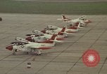 Image of aircraft T-2Cs Beeville Texas Naval Air Station Chase Field USA, 1982, second 44 stock footage video 65675052117
