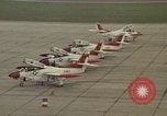 Image of aircraft T-2Cs Beeville Texas Naval Air Station Chase Field USA, 1982, second 45 stock footage video 65675052117
