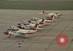 Image of aircraft T-2Cs Beeville Texas Naval Air Station Chase Field USA, 1982, second 46 stock footage video 65675052117