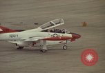 Image of aircraft T-2Cs Beeville Texas Naval Air Station Chase Field USA, 1982, second 58 stock footage video 65675052117
