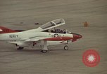Image of aircraft T-2Cs Beeville Texas Naval Air Station Chase Field USA, 1982, second 59 stock footage video 65675052117