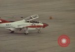 Image of aircraft T-2Cs Beeville Texas Naval Air Station Chase Field USA, 1982, second 61 stock footage video 65675052117