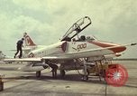Image of aircraft TA-4J Beeville Texas Naval Air Station Chase Field USA, 1982, second 12 stock footage video 65675052118