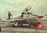 Image of aircraft TA-4J Beeville Texas Naval Air Station Chase Field USA, 1982, second 13 stock footage video 65675052118