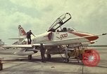 Image of aircraft TA-4J Beeville Texas Naval Air Station Chase Field USA, 1982, second 15 stock footage video 65675052118