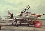 Image of aircraft TA-4J Beeville Texas Naval Air Station Chase Field USA, 1982, second 16 stock footage video 65675052118
