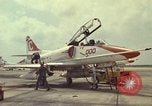Image of aircraft TA-4J Beeville Texas Naval Air Station Chase Field USA, 1982, second 17 stock footage video 65675052118