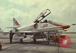 Image of aircraft TA-4J Beeville Texas Naval Air Station Chase Field USA, 1982, second 20 stock footage video 65675052118