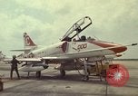 Image of aircraft TA-4J Beeville Texas Naval Air Station Chase Field USA, 1982, second 21 stock footage video 65675052118