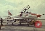 Image of aircraft TA-4J Beeville Texas Naval Air Station Chase Field USA, 1982, second 22 stock footage video 65675052118