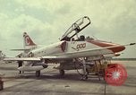 Image of aircraft TA-4J Beeville Texas Naval Air Station Chase Field USA, 1982, second 23 stock footage video 65675052118