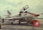 Image of aircraft TA-4J Beeville Texas Naval Air Station Chase Field USA, 1982, second 25 stock footage video 65675052118