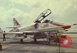 Image of aircraft TA-4J Beeville Texas Naval Air Station Chase Field USA, 1982, second 26 stock footage video 65675052118