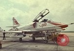 Image of aircraft TA-4J Beeville Texas Naval Air Station Chase Field USA, 1982, second 27 stock footage video 65675052118