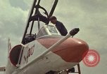 Image of aircraft TA-4J Beeville Texas Naval Air Station Chase Field USA, 1982, second 50 stock footage video 65675052118