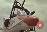 Image of aircraft TA-4J Beeville Texas Naval Air Station Chase Field USA, 1982, second 53 stock footage video 65675052118