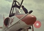 Image of aircraft TA-4J Beeville Texas Naval Air Station Chase Field USA, 1982, second 57 stock footage video 65675052118