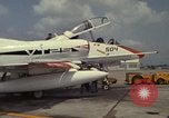 Image of aircraft TA-4J Beeville Texas Naval Air Station Chase Field USA, 1982, second 3 stock footage video 65675052119
