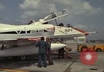 Image of aircraft TA-4J Beeville Texas Naval Air Station Chase Field USA, 1982, second 9 stock footage video 65675052119