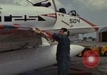 Image of aircraft TA-4J Beeville Texas Naval Air Station Chase Field USA, 1982, second 25 stock footage video 65675052119