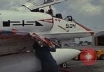 Image of aircraft TA-4J Beeville Texas Naval Air Station Chase Field USA, 1982, second 33 stock footage video 65675052119