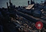 Standbild japanische I-400 U-Boote und Schlachtschiff Nagato Yokosuka in Japan Yokosuka in Japan, 1945, aus Sekunde 44 historischem Filmmaterial Videoclip 65675052131