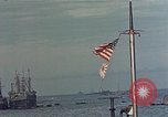 Standbild japanische I-400 U-Boote und Schlachtschiff Nagato Yokosuka in Japan Yokosuka in Japan, 1945, aus Sekunde 58 historischem Filmmaterial Videoclip 65675052131