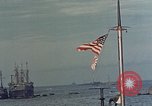 Standbild japanische I-400 U-Boote und Schlachtschiff Nagato Yokosuka in Japan Yokosuka in Japan, 1945, aus Sekunde 59 historischem Filmmaterial Videoclip 65675052131