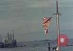 Standbild japanische I-400 U-Boote und Schlachtschiff Nagato Yokosuka in Japan Yokosuka in Japan, 1945, aus Sekunde 60 historischem Filmmaterial Videoclip 65675052131