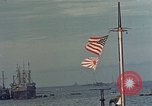 Standbild japanische I-400 U-Boote und Schlachtschiff Nagato Yokosuka in Japan Yokosuka in Japan, 1945, aus Sekunde 62 historischem Filmmaterial Videoclip 65675052131